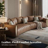 Curved Minimalist Couch Light Luxury Design Reception Seating configurable Combination Commercial Furniture for Business Owners, Sales Office, spa