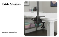 Electric Pet Grooming Table Heavy Duty Height Adjustable Desk Frame Anti-Collision Feature Automated Desk Legs for Students, Study Room