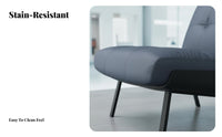 Minimalist Design Single Sofa Chair Modern & design Upholstered Tub Chair Soft Upholstery Seating Furniture long-lasting Frame for Interior Designers, Business Owners, Showroom, Reception Area, spa establishment, Hotel Lobby