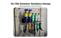 Air Tool and Spray Can Holder Versatile Air Tool and Can Holder Space-Saving for Mechanics, DIY Enthusiasts, Workshop, Garage
