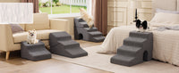 Pet Staircase for Small Dogs with Removable Washable Sponge Steps