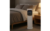 Column Air Chiller Space-Saving Pedestal Fan Electric Floor Fan for Bedroom