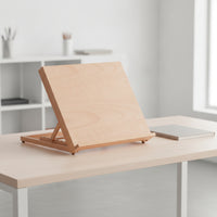 Tabletop Easel Beechwood Desktop Easel Space Saving Tabletop Sketching Surface Stand Artists, Students, Desk