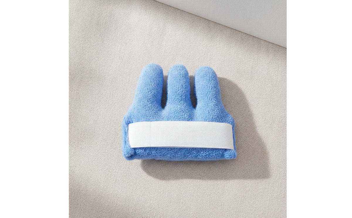 Soft Hand Rehabilitation Pad Luxuriously Soft Rehabilitation Pad with Strap Lightweight Contracture Cushion Comfortable for Stroke Survivors, Elderly, Home Treatment