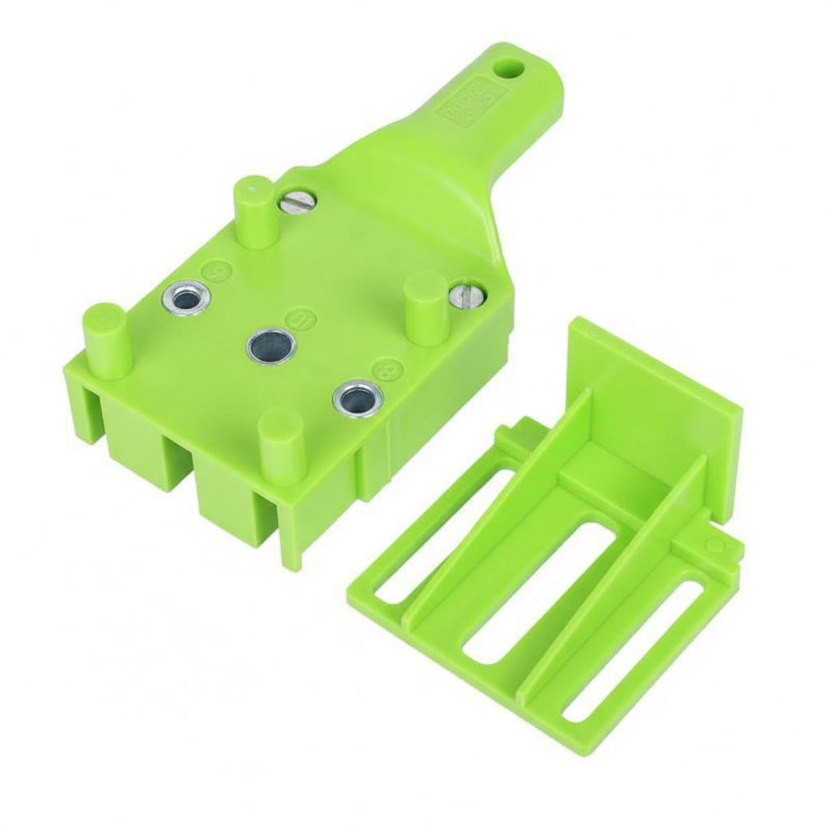 High Hardness ABS Plastic Straight Hole Drill Guide Precise Positioning Woodworking Hole Multifunctional for Woodworkers, Carpenters