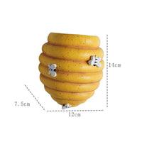 Organic Resin Bee-Colony Wall Planter Lightweight Honeycomb Planter Space Saving Wall Mounted Plant Holder Indoor Plants