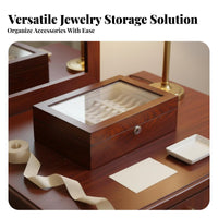 Ideal Gift Wedding Bangle Box Soft Velvet Lining Bangle Storage Box Portable Design for Brides, Women, Travel, Dressing Table, Retail Shop S
