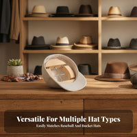 Metal Hardware Wooden Hat Stretcher Screw Style Adjustable Wooden Hat Shaper