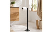 Unattached Standing Toilet Tissue Holder Freestanding Toilet Tissue Holder Stand Hardware Anti-Slip Slim for Bathroom