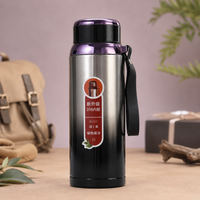 316 Stainless Steel Insulated Water Bottle with Temperature Display, Large Capacity, Portable for Outdoor Travel, Car, Gifts