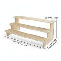 Tiered Display Shelf Tabletop Tiered Display Stand Multifunctional for Collectors