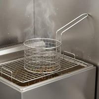 Stainless Steel Chip Basket Long Handle Wire Mesh Food Holder Kitchen Utensil for Home Cooks, Restaurant