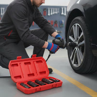 5 Pieces Impact Socket Set  Double-Headed Socket Set Resistant Tool for Mechanics, Garage