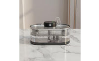 Cat Water Fountain Cordless Automatic Cat Water Fountain Rechargeable Wireless for Cats, Feeding Station, Living Room