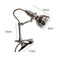 Multi-Functional Bauhaus Design Floor Lamp Clamp-on Reading Light for Study, Bedroom, Living Room
