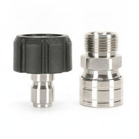 Knurled Collar 3/8 Quick Connector Garden Hose Coupler Polished Finish Tool Accessory Sealing Ring