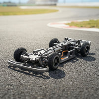 Metal Chassis Frame 1/28 Scale RC Car Chassis with Servo Arm Upgrade for Hobbyists