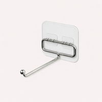 Bedroom & Closet Waterproof Sticky Hooks, Removable Stainless Steel Kitchen for Hanging, Strong Adhesion for Students, Versatile Bathroom Organization