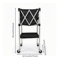 Tennis Ball Cart with Wheels Heavy-Duty Ball Cart for Coaches, Trainers
