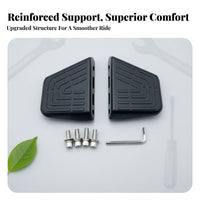 2 Pieces Electric Scooter Footrests Anti-Slip Scooter Passenger Footrest Rear Passenger Foot Pegs Wear-Resistant for Passengers