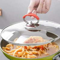 Pot Lid Handle Small Mounting Hole Stainless Steel Lid Handle Heat-Resistant