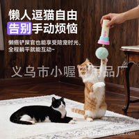 Electric Cat Teaser Toy with One-Button Launch