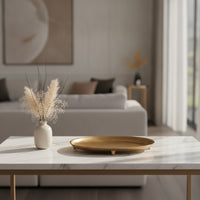 Boat-Shaped Tray Textured Hammered Metal Tray Sculptural Centerpiece Bowl for Home Stylists