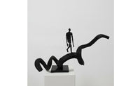 Abstract Human Figure Sculpture Modern Human Figure Sculpture Artistic Decorative Display Statue for Entryway