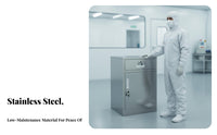 Anti-Rust Stainless Steel Locker Sturdy and Long-Lasting Multi-Door Employee Locker Lockable Doors Stainless Steel Storage Cabinet Industrial Design for Employees, Students, Cleanroom, Factory, Office, Hospital