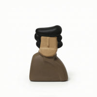 Bust Sculptural Art Piece Matte Figurine for Living Room