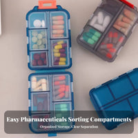 Stackable weekly organizer sleek Size Weekly medication Case Multi-Use for Home