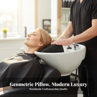 Comfortable Shampoo Bed Pillow Ergonomic Design Hair Washing Neck Cushion Waterproof for Barbers, Home Users, Barbershop, Beauty Parlor, Spa