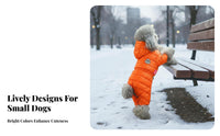 Four-Legged Dog Coat Cold Weather Protection Four-Legged Dog Jumpsuit Soft and Comfortable for Dogs, Young Dogs, Outdoor, Daily Walks, Walking