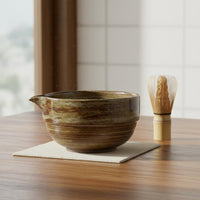 Matcha Bowl Traditional Craft Powdered Green Tea Bowl Handmade Tea Ceremony Accessories for Meditation Enthusiasts, Meditation