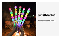 Handheld Cheering Stick Battery Operated Multicolor Illuminate up Stick Multicolor Glowing Stick Glowing Sphere Stick