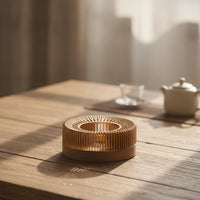 Wooden Tea Warmer Stable Tea Warmer with Slatted Frame Tabletop