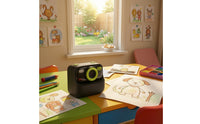 Selfie Kids Instant Print Camera Handheld Two-lensLens Camera Compact Portable for Beginners, Toddlers, Creative Play, Travel, Parties