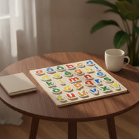 Educational Alphabet Puzzle Raised Alphabet Matching Game Brightly Colored Letter Puzzle Colorful for Preschoolers, Kids, Classroom