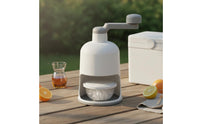 Strong Grip Shaved Ice Appliance Easy to Use Manual Ice Shaver Portable Fluffy Ice Cone Machine Food-Safe Safe for Summer, Home