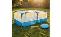 Foldable Pet Playpen Sturdy Material Pet Playpen Zipper Door for Indoor