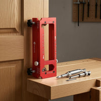 Easy to Use Door Hinge Router Jig Accurate Alignment Hinge Mortising Template Adjustable Mortising Jig Clamp Knobs for Woodworking