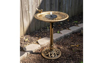 Lightweight Pedestal Bird Bath Easy Assembly Outdoor Bird Basin Weather Resistant for Gardeners, Backyard, Patio, Lawn