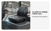 Waterproof Forklift Seat Cushion Comfortable Loader Seat Pad Long-Lasting Materials