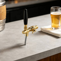 Beer Faucet Brass Beer Tap Threaded for Bartenders, Kegerator