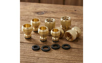 4 Pair Garden Hose Quick Connector Garden Hose Quick Connect Knurled for Lawn, Patio