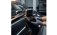 Adjustable Film Hole Cutter with Suction Cup Replaceable Sensor Hole Cutter Compact Manual for Car Wrappers, Installers, DIYers