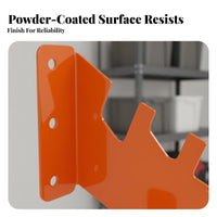 Woodcutting Saw Holder Chain Saws Storage Rack Sturdy Hooks Wall Mount for Workshop, Shed