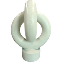 Tabletop Sculpture Abstract Tabletop Ornament Modern Geometric Sculpture for Living Room, Office, Entryway