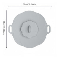 Thickened Design Silicone Spill Stopper Lid Easy to Clean Anti-Overflow Lid Universal Fit Simmer Cover Dishwasher Safe for Simmering
