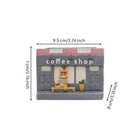 Shopfront Planter Decorative Storefront Flowerpot Small Garden Pot Compact for Succulent Lovers, Desk, Windowsill